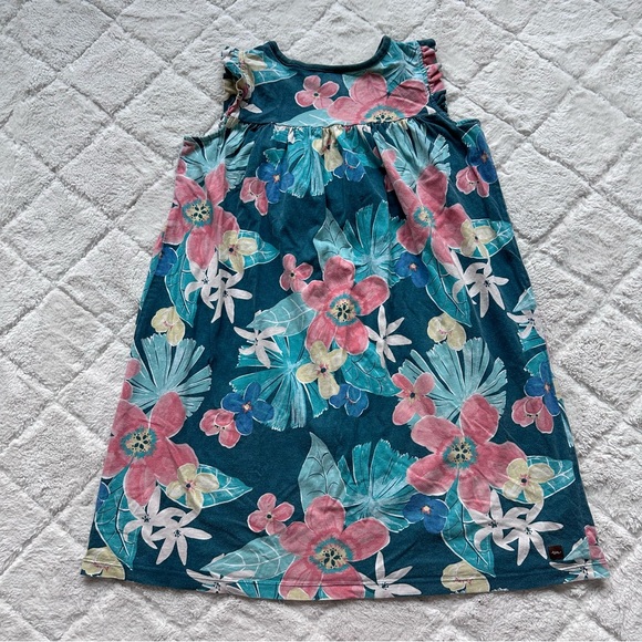 Tea Collection | "Coral Fern" Mighty Mini Dress | Size 10 - Picture 3 of 7